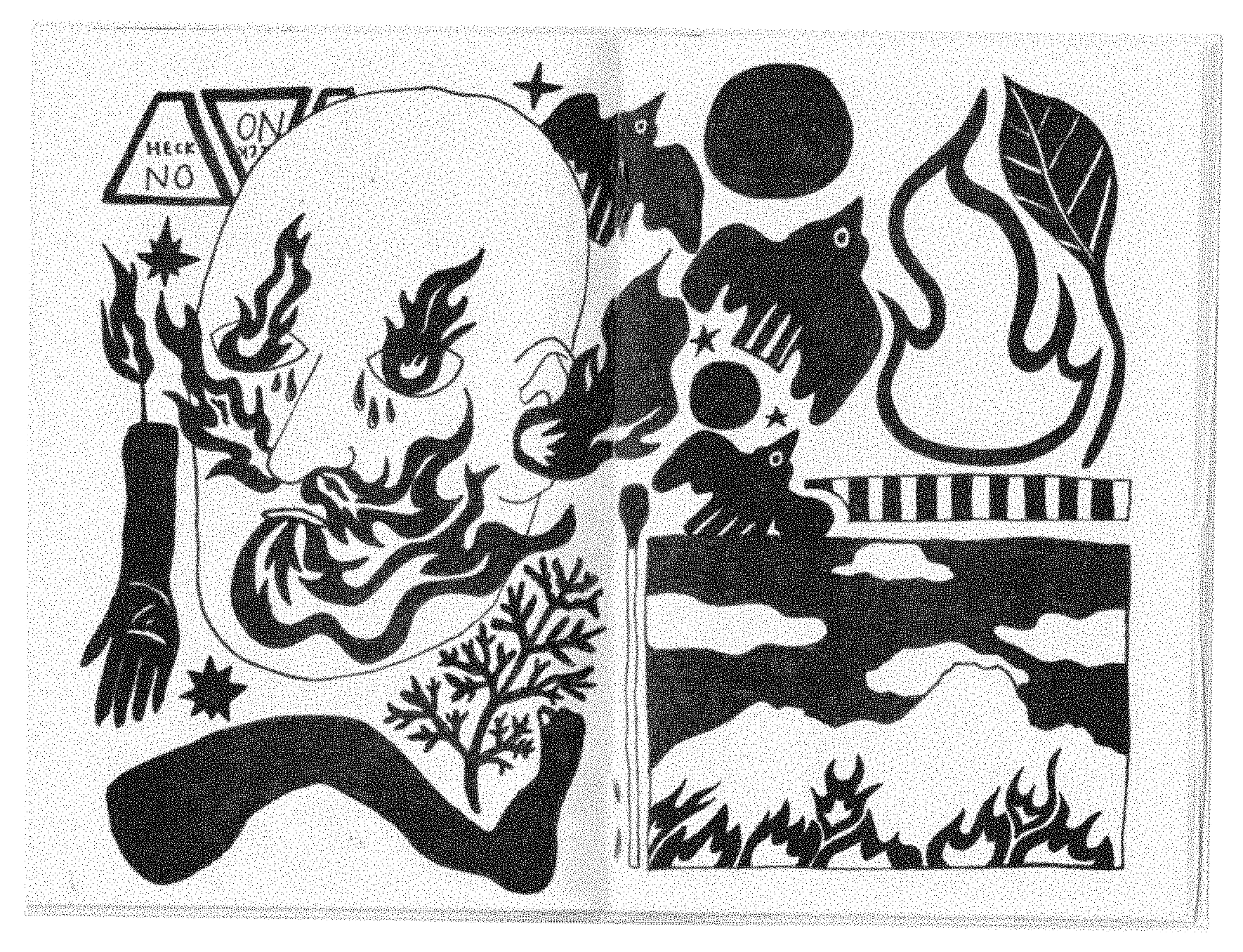 Little Yellow Sketchbook of Curiosities Zine Spread